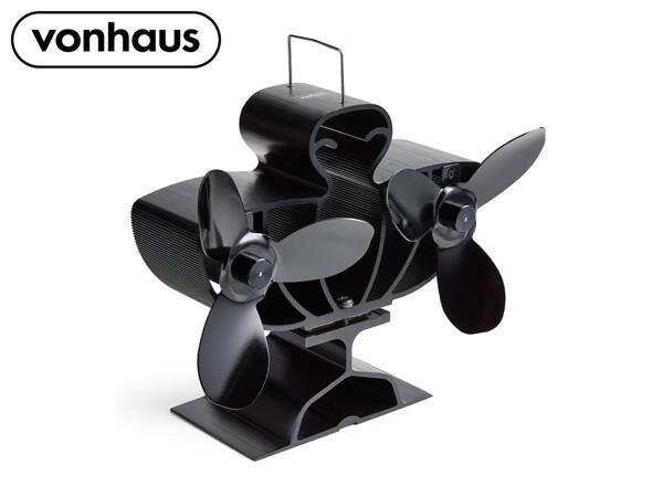 Von Haus 6 Blade Double Stove Fan