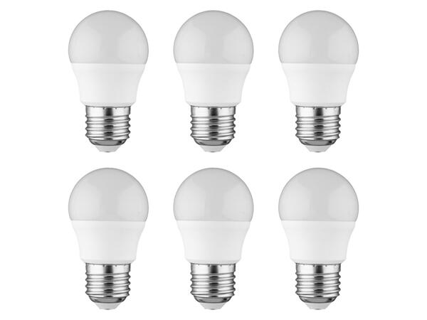LED light bulbs, 6 pieces