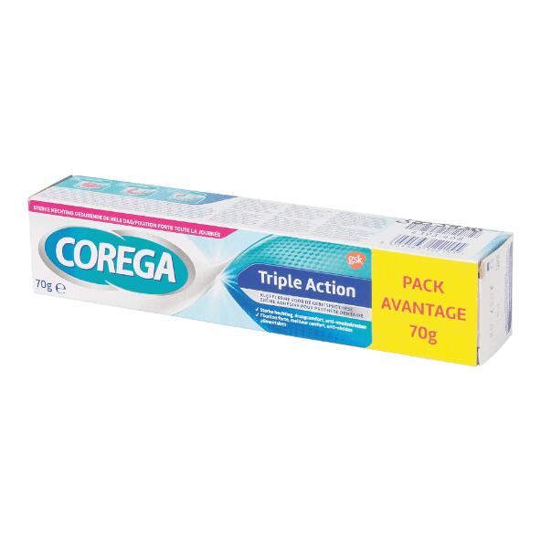 COREGA(R) 				Crème adhésive Triple Action