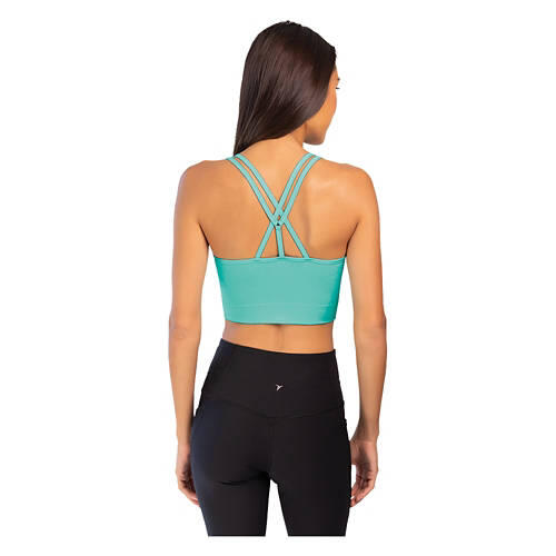 2 Pack Seamless Comfort Bra - Green & Purple, L