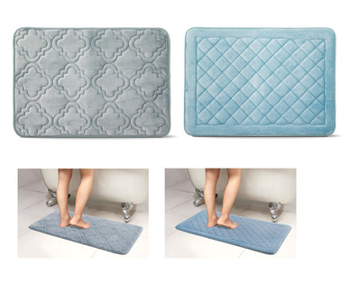 Huntington Home 24" L x 17" W Memory Foam Bath Mat