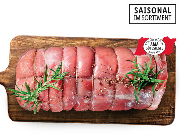 Frischer Kalbsrollbraten