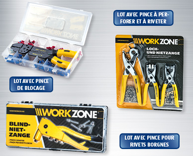 Lot de pinces WORKZONE(R)