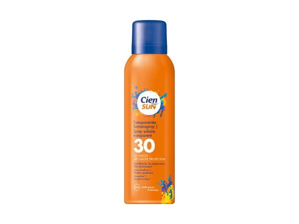 Spray solare trasparente