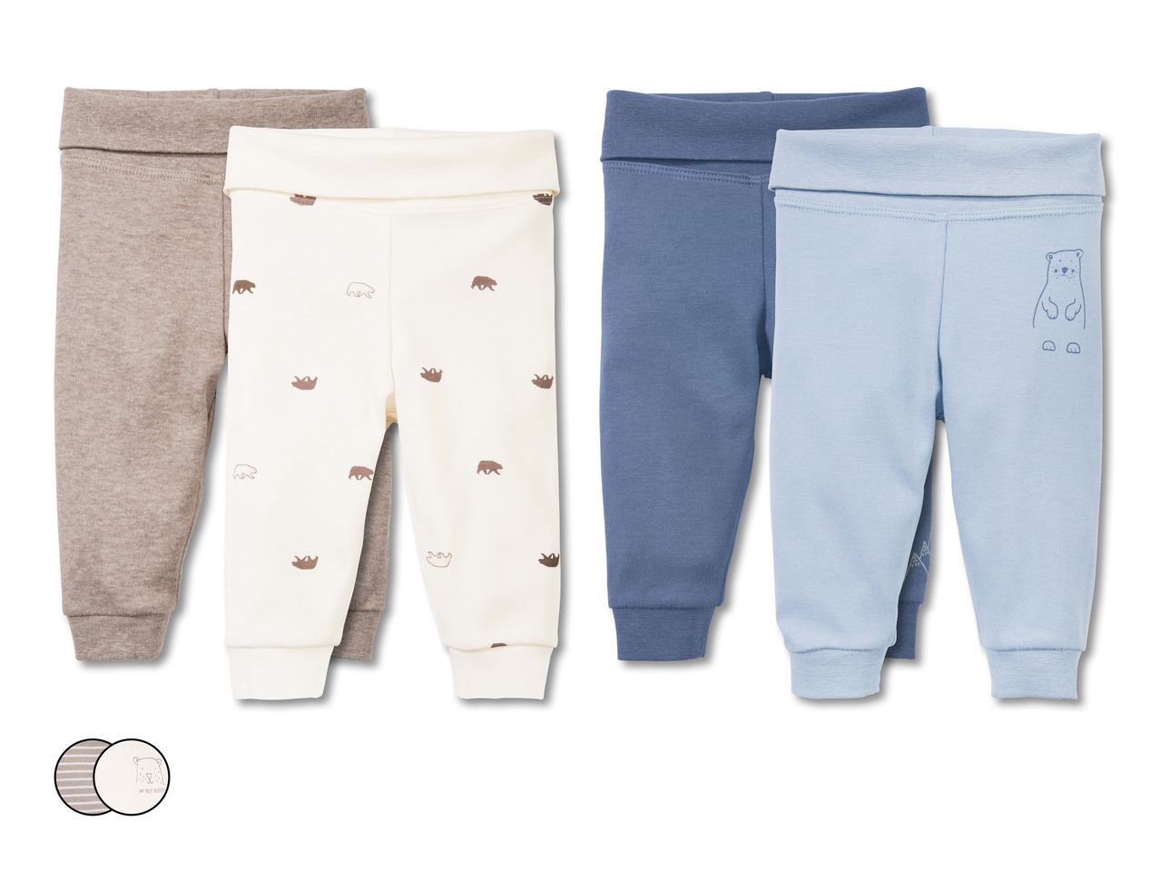 Pantalon molletonné pour bébé, lot de 21