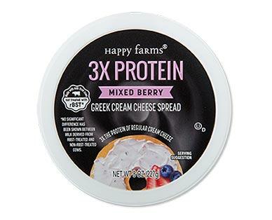 Happy Farms 
 Greek Protein Cream Cheese Assorted Varieties