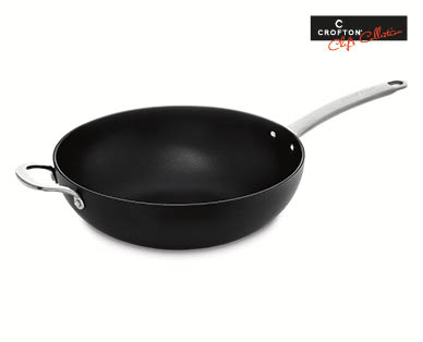 32cm Hard Anodised Wok