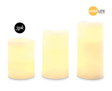 LED Flameless Candles 3 pack