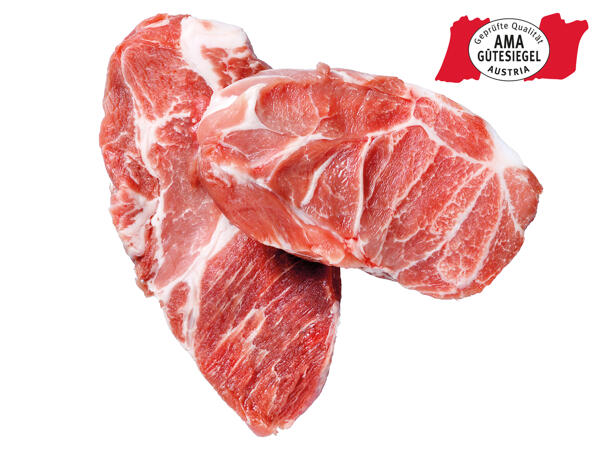 Frische Schopfsteaks