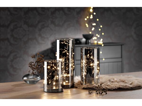 LED Lanterns or Decorative Spheres, 3 Pieces