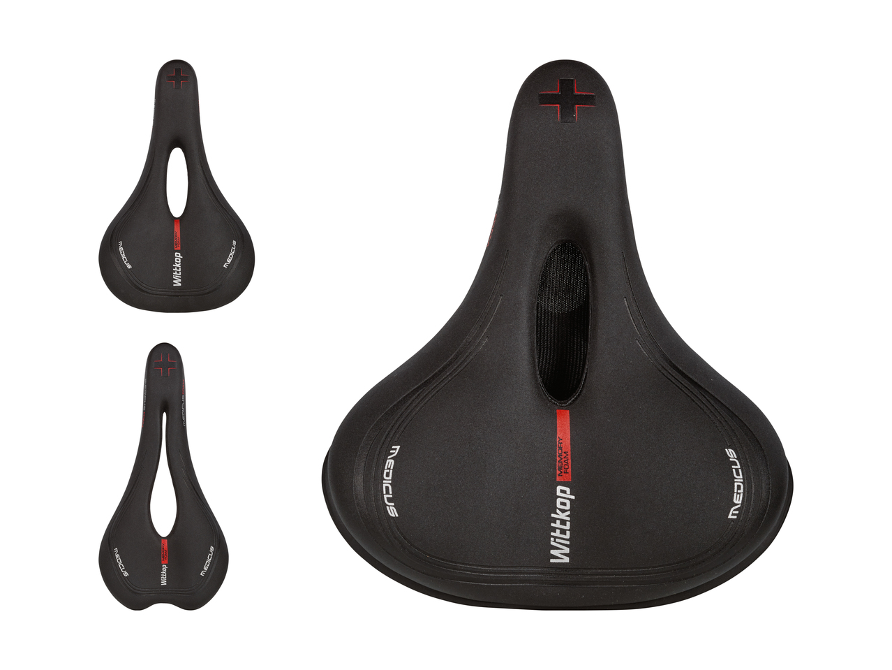 Assortiment de selles de vélo