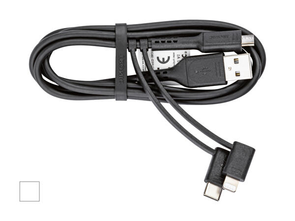 TRONIC(R) 3i1 opladnings- og datakabel