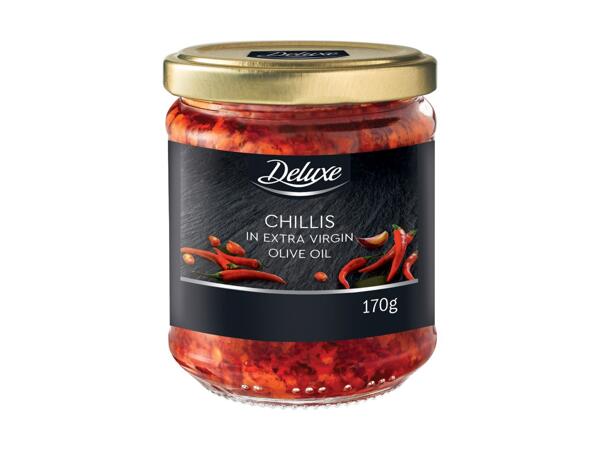 Ground Chillis in Olive Oil