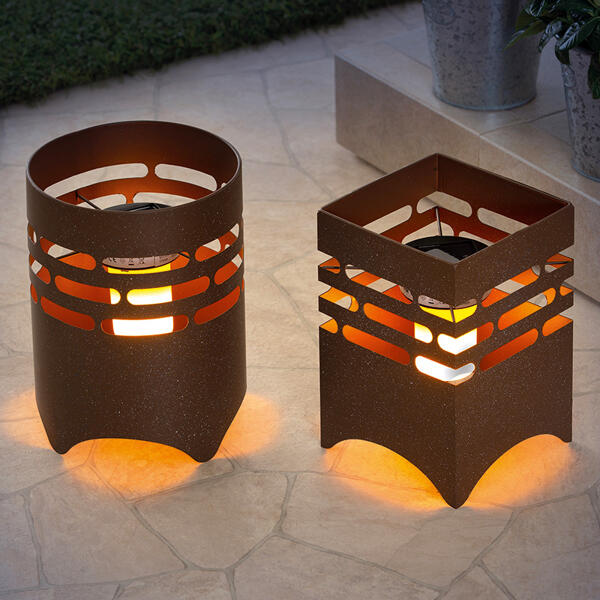 LED-Solar-Feuerstelle