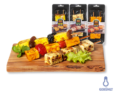 BBQ Grillkäse-Spiesse