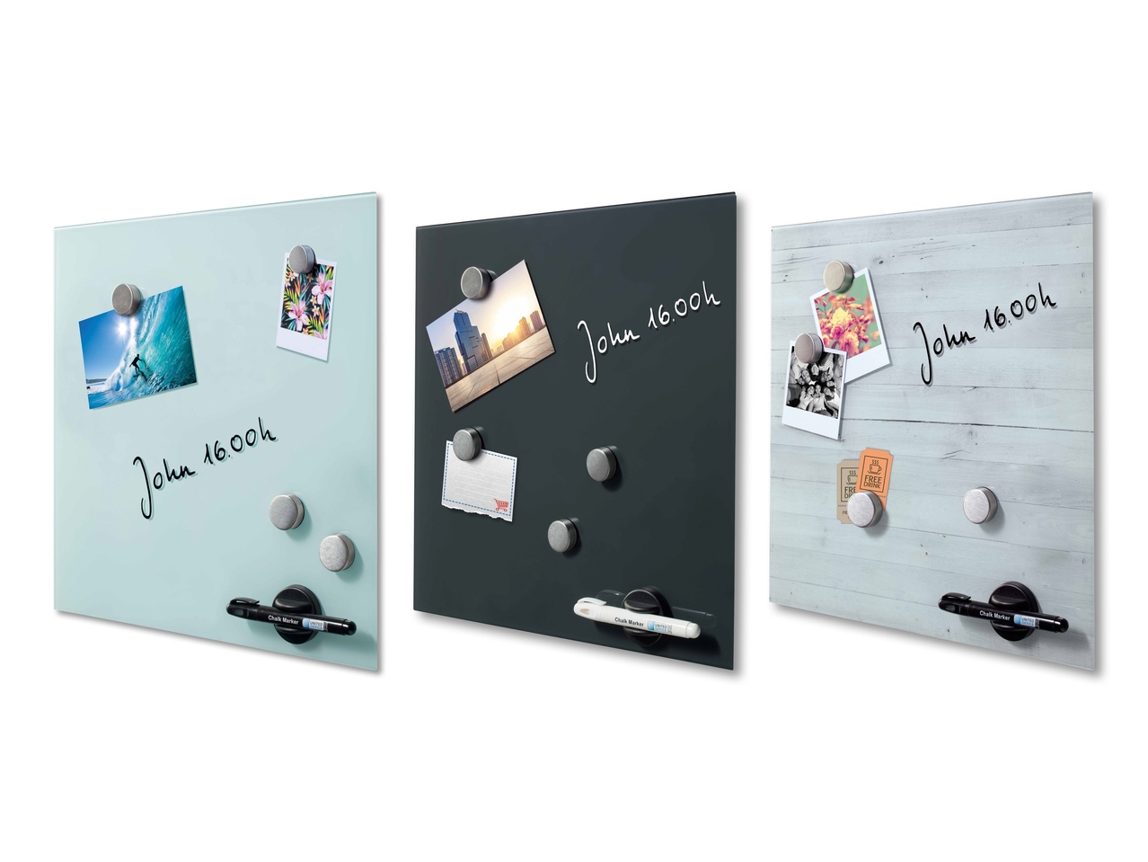 Tableau magnétique en verre