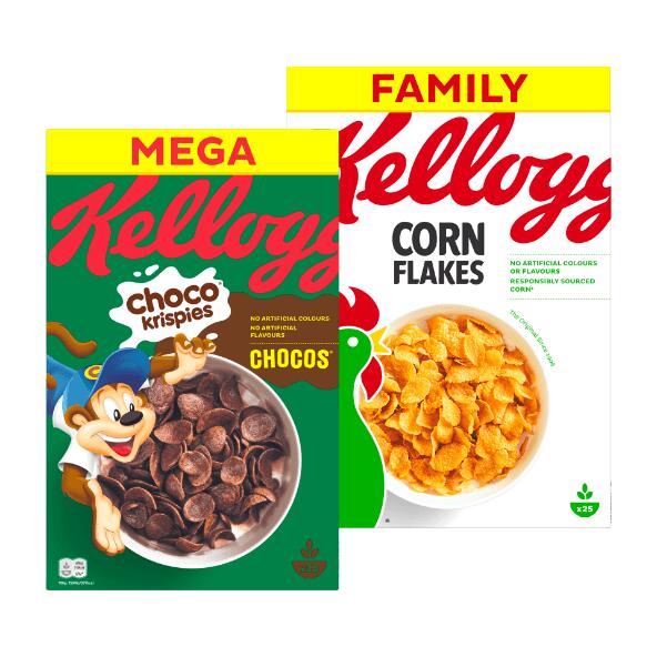 KELLOGG'S Cornflakes eller chocos