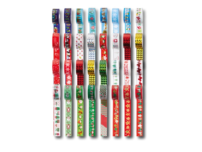 Rubans adhésifs décoratifs, lot de 8