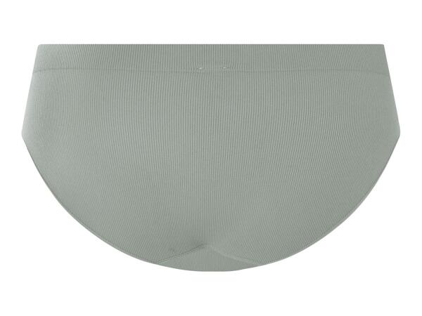Esmara Ladies' Ribbed Briefs - 3 Pack - Olive