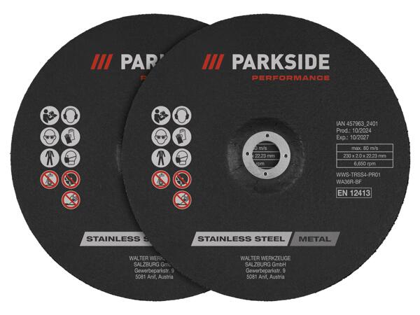 PARKSIDE PERFORMANCE(R) ŘEZNÉ/HRUBOVACÍ/DIAMANTOVÉ ŘEZNÉ KOTOUČE ⌀ 230 mm