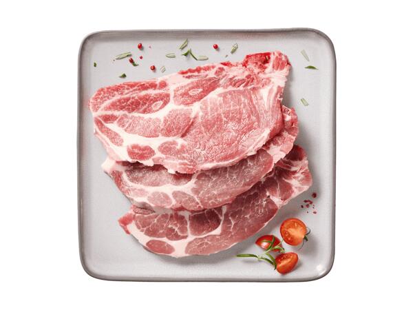 Frische Schopfsteaks