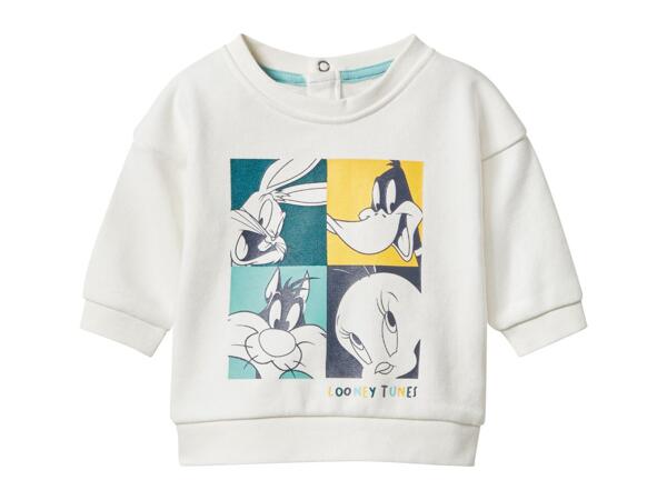 Looney Tunes White & Green Baby Tracksuit - 2 Piece Set