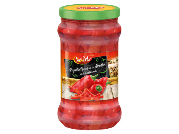 Paprika in Streifen