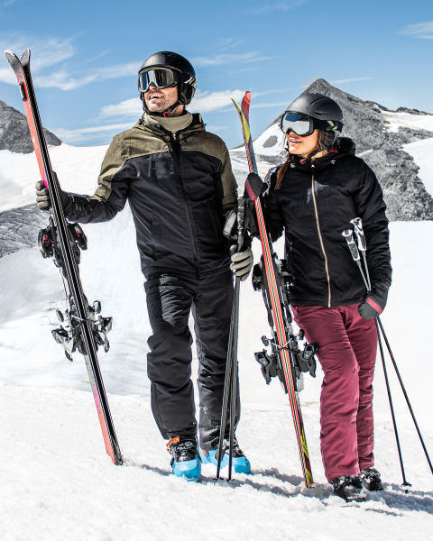 Adults Large Black Matt Ski Helmet