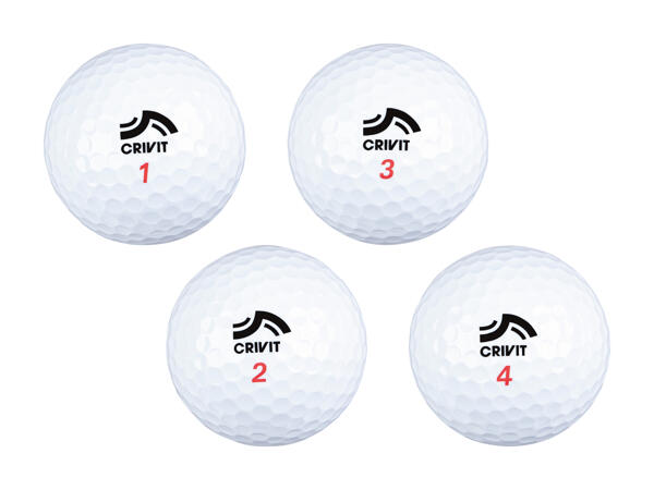 CRIVIT(R) Premium 3-lags golfbolde 12-pak