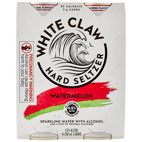 Watermelon Seltzer 4 Pack 330ml