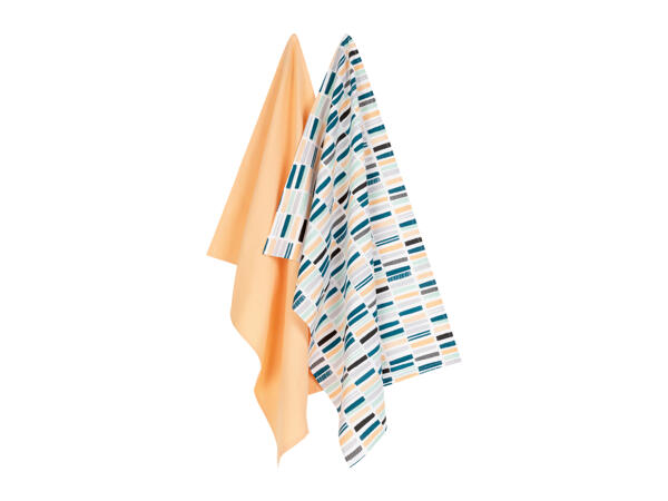 Livarno Home Tea Towels - 2 pack