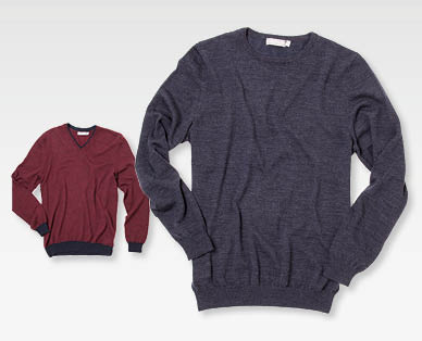 Pull-over en laine de mérinos pour hommes ROYAL CLASS
