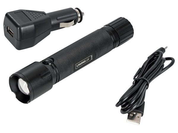 Livarno Lux LED-ficklampa med powerbank