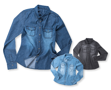 Camicia di jeans da donna BLUE MOTION