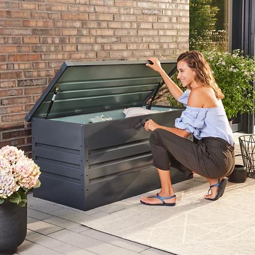 HOME DELUXE Metallaufbewahrungsbox 400 l