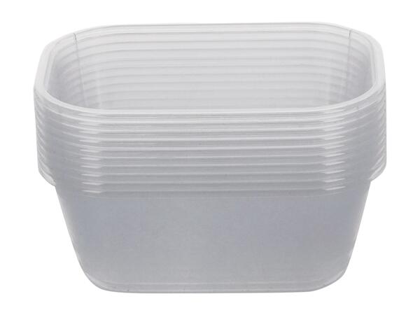 Silvercrest 0.6L Food Storage Containers - 10 Pack