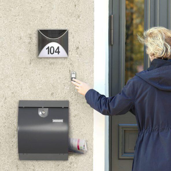 CASALUX(R) Huisnummer op zonne-energie
