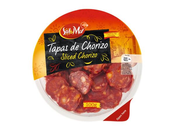 Tapas de Chorizo Sliced Chorizo
