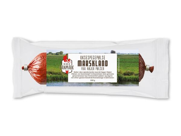 EN BID AF DANMARK Oksesalami