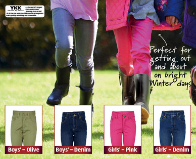 Boys'/Girls' Coloured Jeans