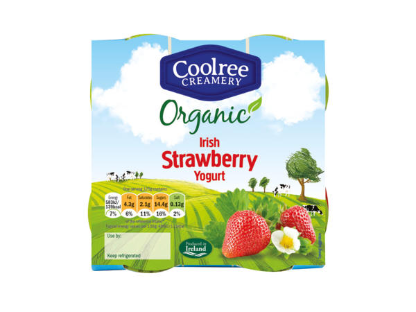 ORGANIC IRISH STRAWBERRY YOGURT