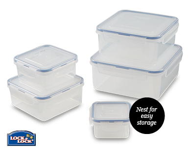 Lock & Lock Nested Containers 5pc Set