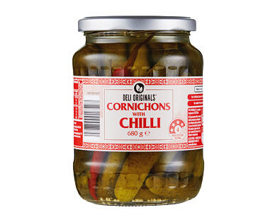 Cornichons with Chilli 680g