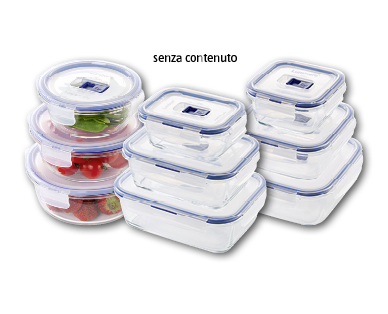 Set di contenitori salvafreschezza in vetro CROFTON(R)