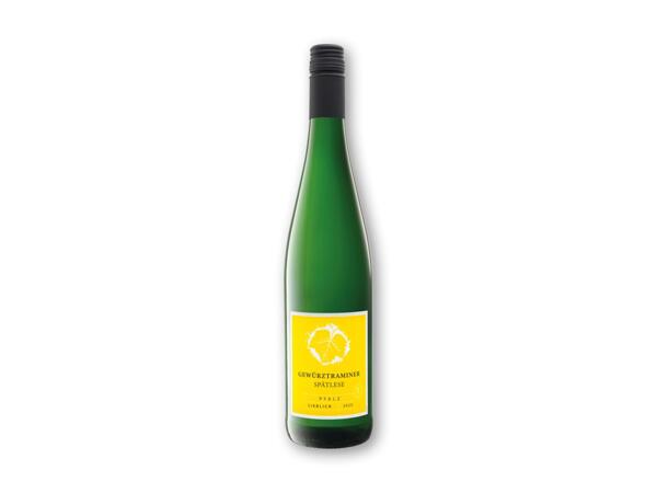 Gewürztraminer Spätlese, Riesling, Liebfraumilch eller Sekt Burg Schöneck
