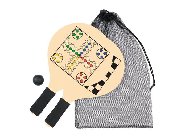 Crivit Beach Bat & Ball Set With Board Games
