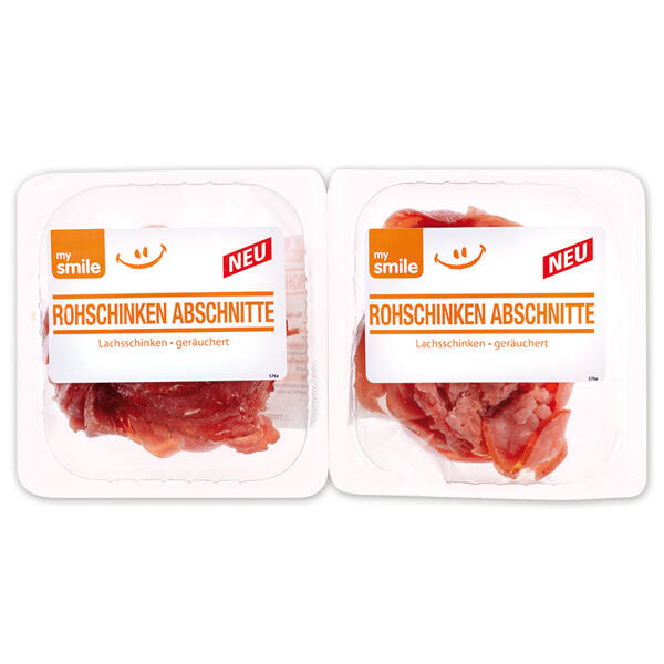 Rohschinken Abschnitte