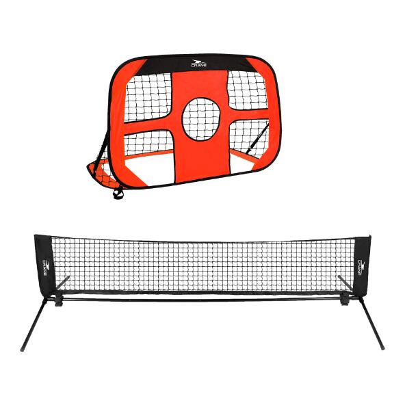 CRANE(R) 				Fußballtennisnetz oder Fußballtor-Set