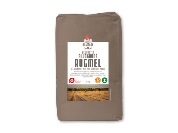 Økologisk rug- eller grahamsmel