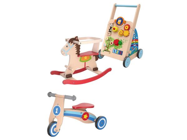 Wooden Trike / Wooden Baby Walker / Wooden Rocking Horse